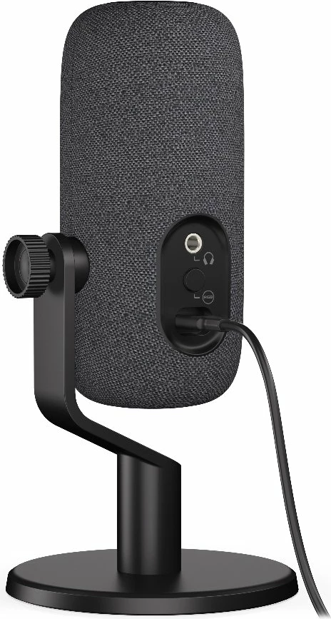 Mikrofon USB Krux Empy KRXC017, 24bit/96kHz, 4 mënyra regjistrimi, RGB, USB-C, i zi