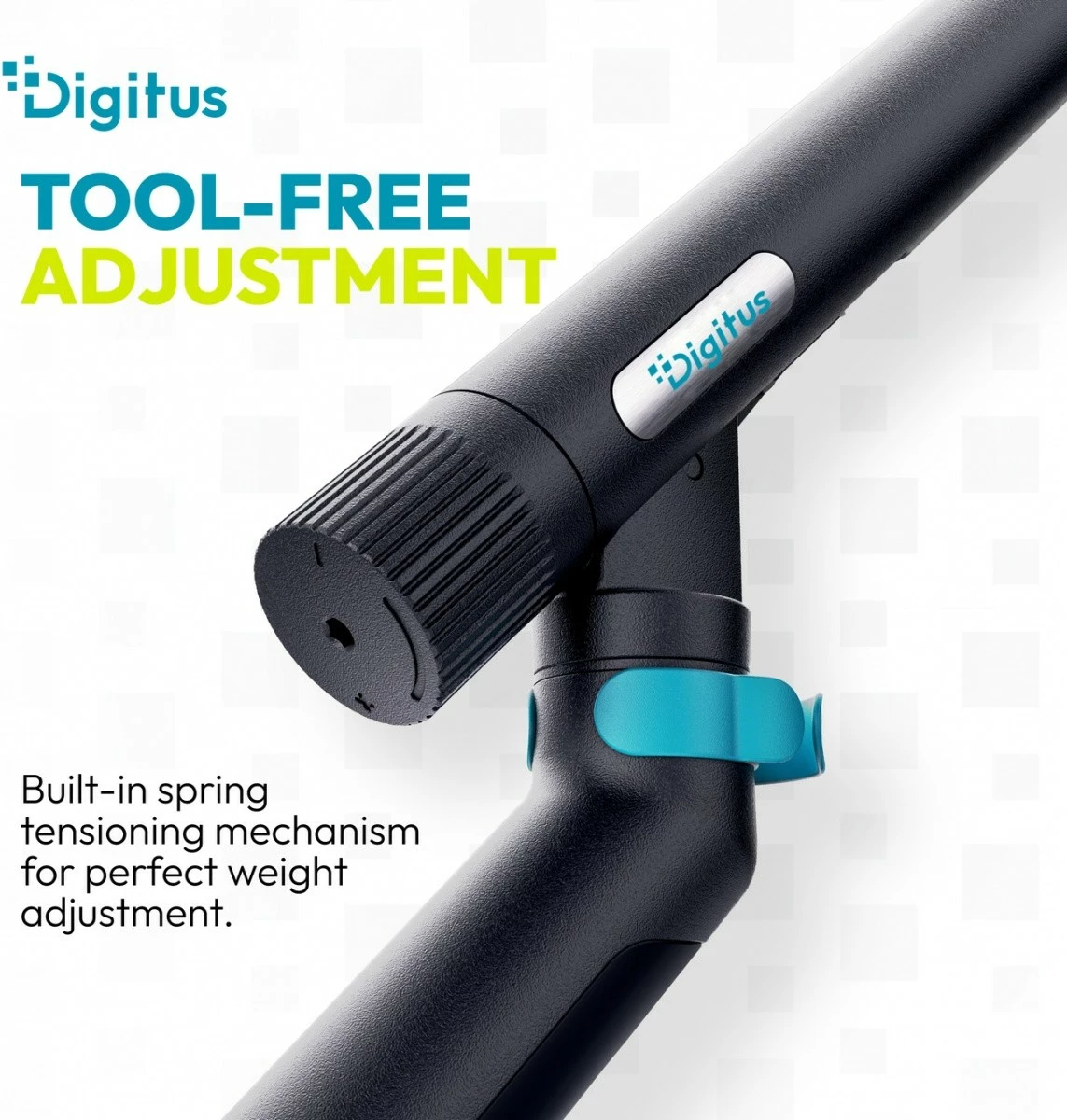 Mbajtës tavoline për 2 monitorë Digitus DA-90471, max 2x35\", 2x10kg, VESA 75x75/100x100, i zi