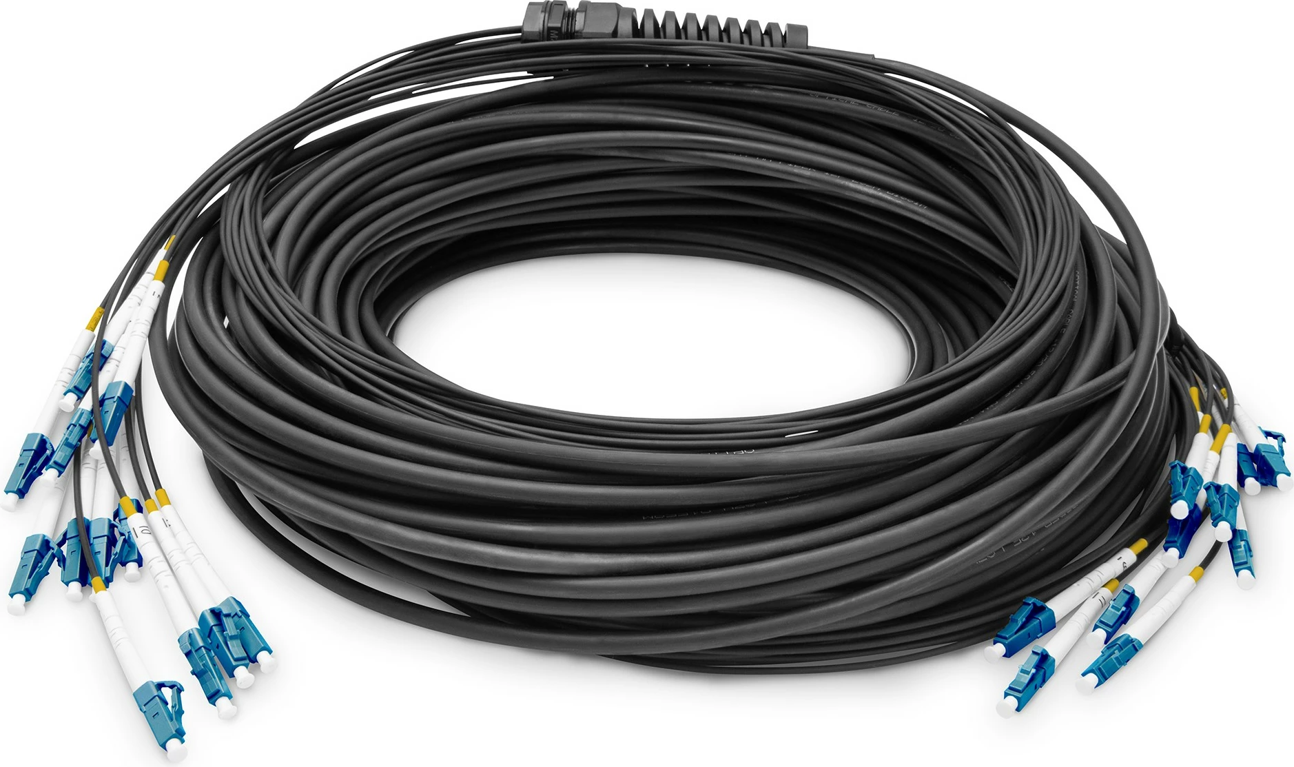 Kabllo optike Digitus LWL Patchkabel LC në UPC 50m OS2 12, e zezë