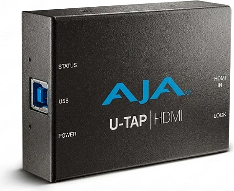Kapës video AJA U-TAP HDMI, HDMI në USB, i zi