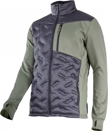 Xhaketë e izolume LAHTI PRO L4013602, madhësi M, windproof, water-repellent, 5 xhepa, black-green