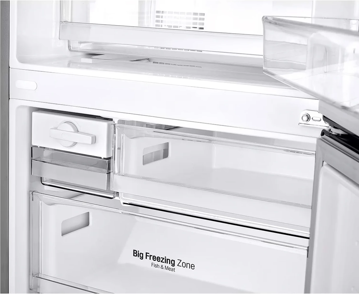 Frigorifer kombinim LG GBB566PZHMN 185/70 cm, Smart Inverter Compressor, Platinum Silver