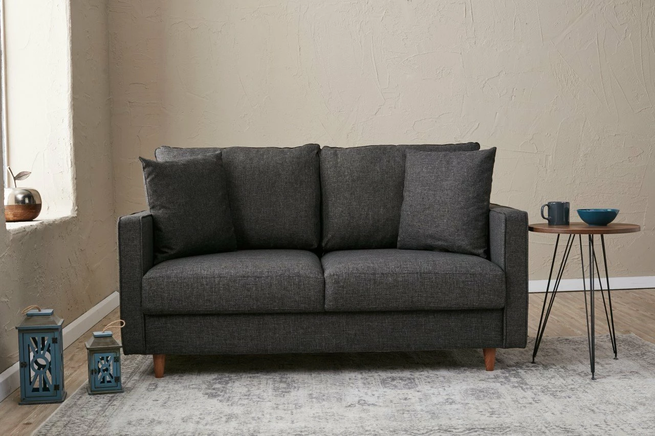 Divan dy ulëshe Atelier del Sofa, Eva, ngjyrë antracit
