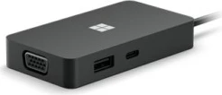 Adapter Microsoft 1E4-00002, HDMI, RJ-45, USB 3.2 Gen 1 Type-C, USB 3.2 Gen 2 Type-A, VGA, e zezë