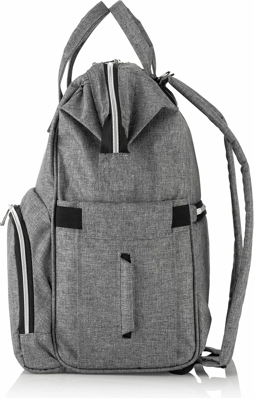 Çantë për pelena Evila Originals, Anne Bebek, ngjyrë gri