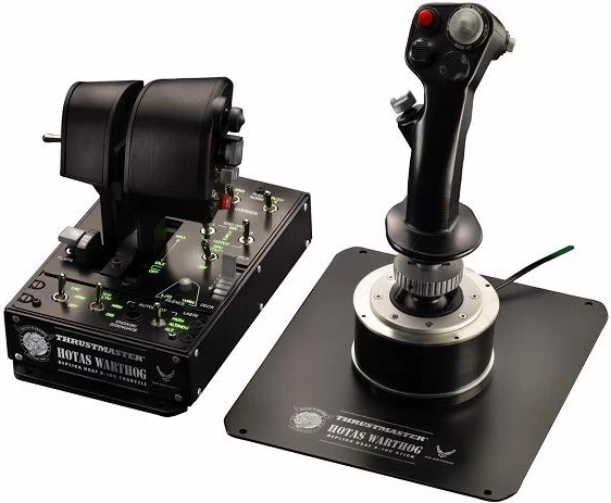 Joystick fluturimi Thrustmaster HOTAS Warthog për PC, USB, metal, 19 butona