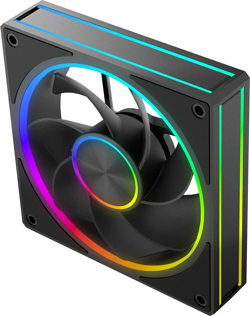 Ventilator kasë Modecom Volcano Loop 120 ARGB Reverse 120 mm 4-pin PWM, i zi