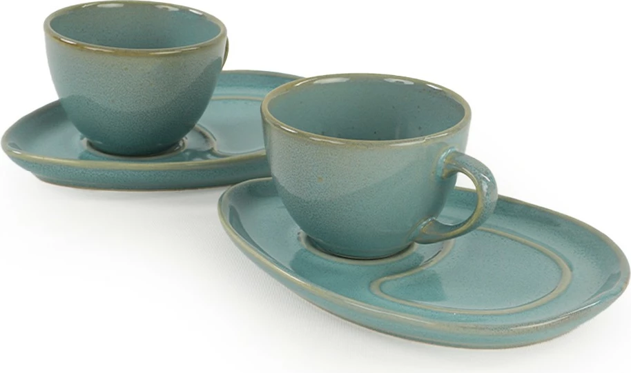 Set filxhanash kafeje (4 copë), Hermia Concept, ngjyrë tyrkiz, ST606004FQ07A000000MAGD200