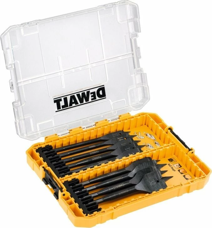 Set burgjish lopatë për dru DeWalt DT70751 12-32 mm, 9 copë, Tough Case