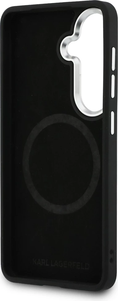 Mbështjellës Karl Lagerfeld Perforated KL, MagSafe, për Samsung Galaxy S26+, kafe, me kuti