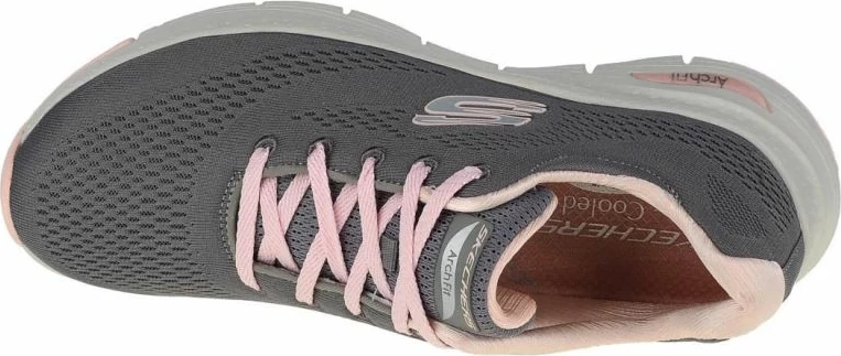 Atlete femra Skechers, të hirtë