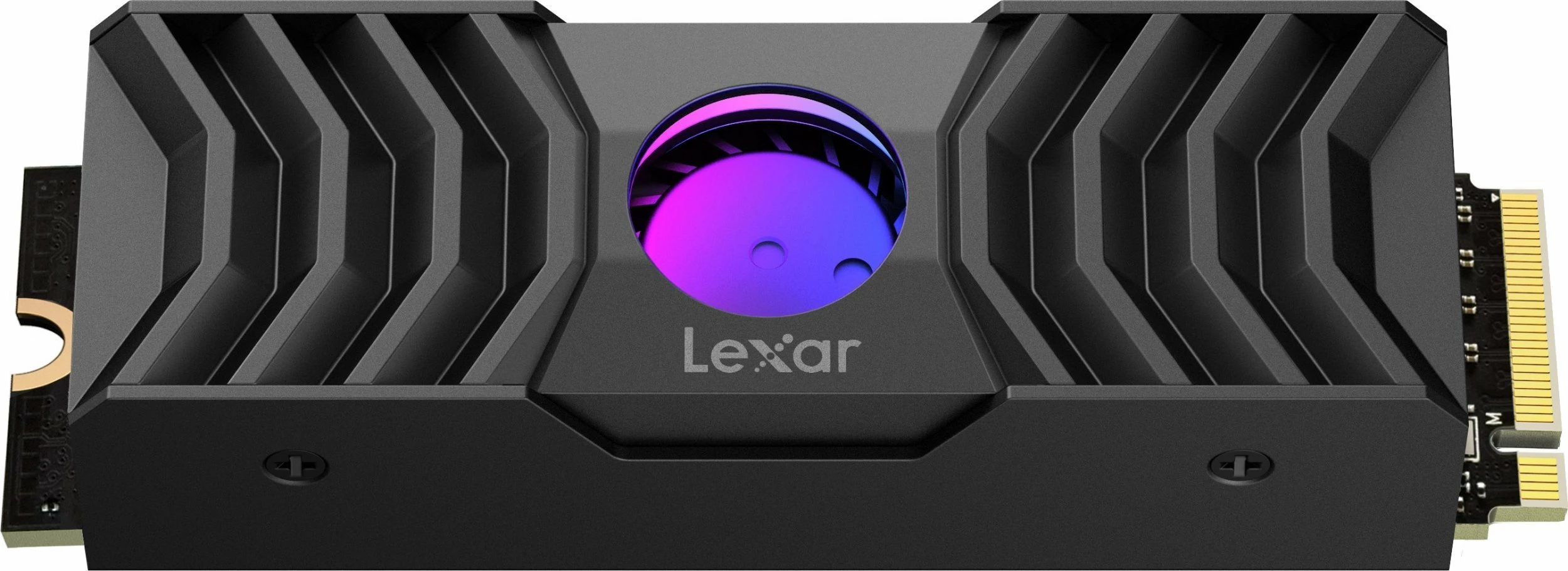 SSD Lexar NM1090 2TB M.2 2280 PCIe 5.0 x4 NVMe me heatsink me ventilator RGB, e zezë