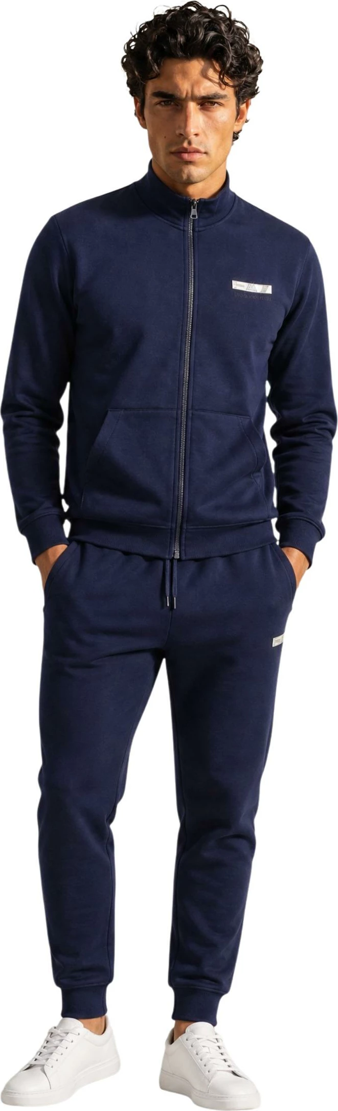 Trenerka për meshkuj EA7 7M002431 AF10377, blu-bardhë