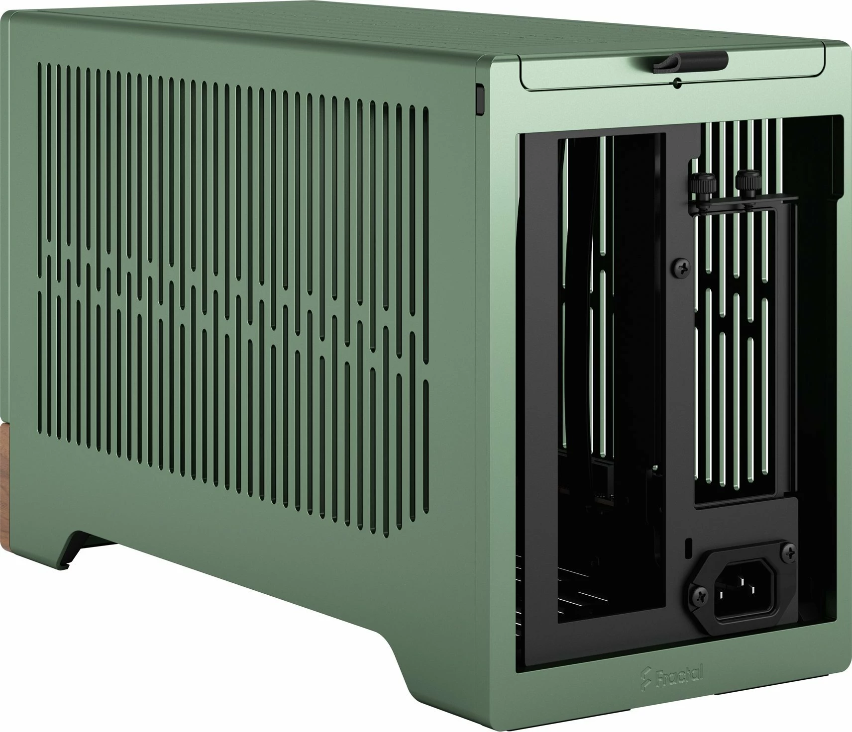 Kasë Fractal Design Terra FD-C-TER1N-03 Mini-ITX SFF, USB-C, pa PSU, jeshile