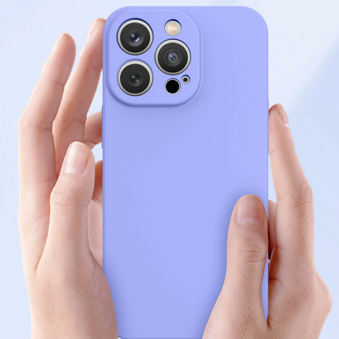 Mbështjellës silikoni Hurtel për Samsung Galaxy A54 5G, kaltër e çelët