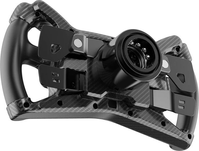 Timon gaming MOZA Racing KS RS047, diametër 300 mm, 10 butona RGB, padele magnetike me dy tufë, kompatibilitet PC