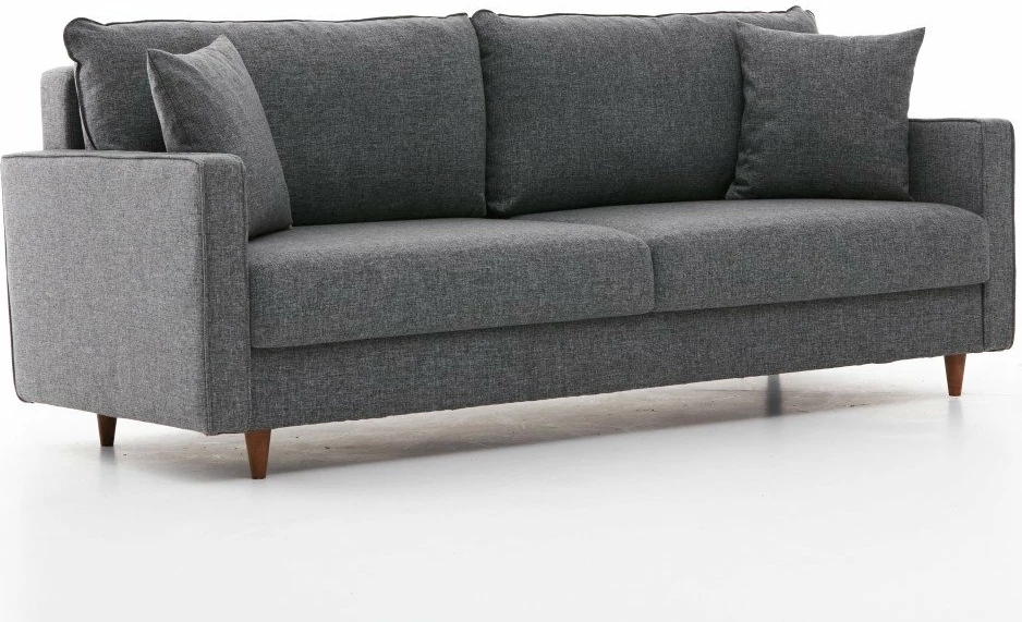 Divan treshe, ngjyrë gri, Atelier del Sofa, Eva