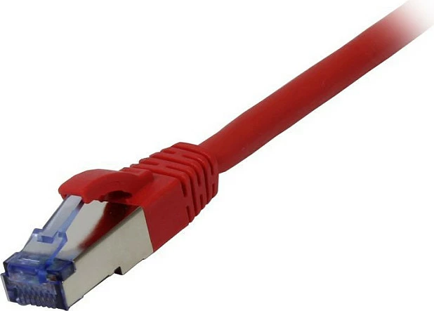 Kabllo rrjeti Synergy21 Patchkabel RJ45 Cat6A 0.5m S/FTP 500MHz LSZH, e kuqe
