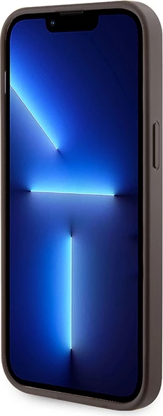 Mbështjellës Guess 4G Printed Stripes MagSafe për iPhone 15 Pro Max, Kafe