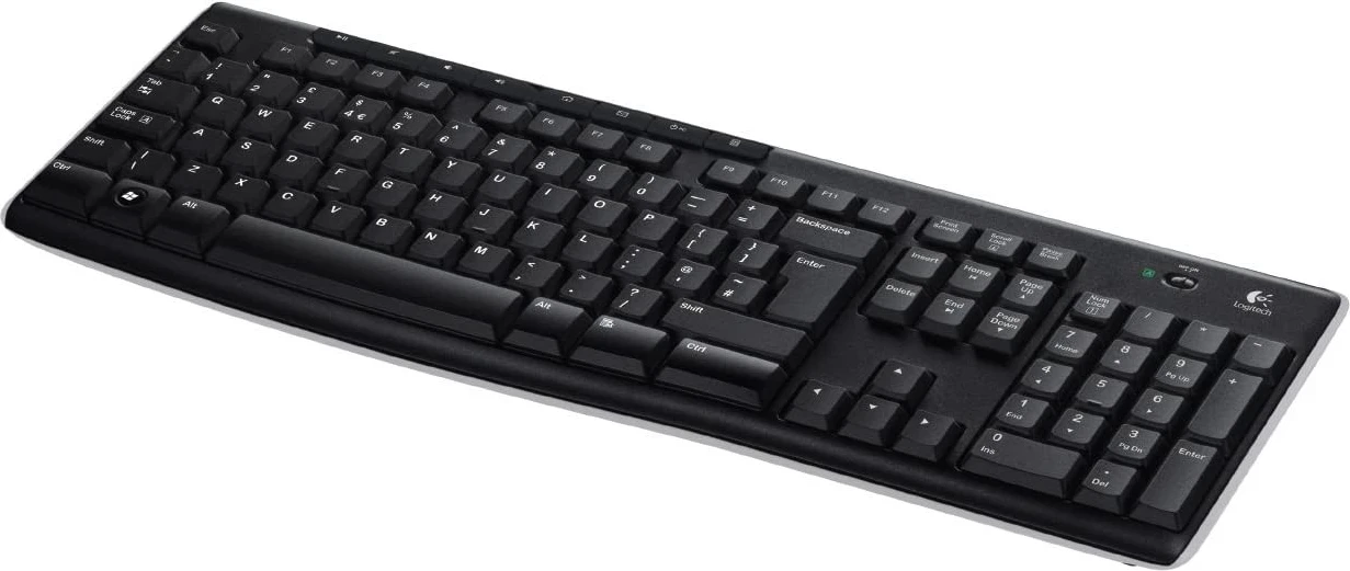 Tastierë Logitech K270, wireless, USB, e zezë