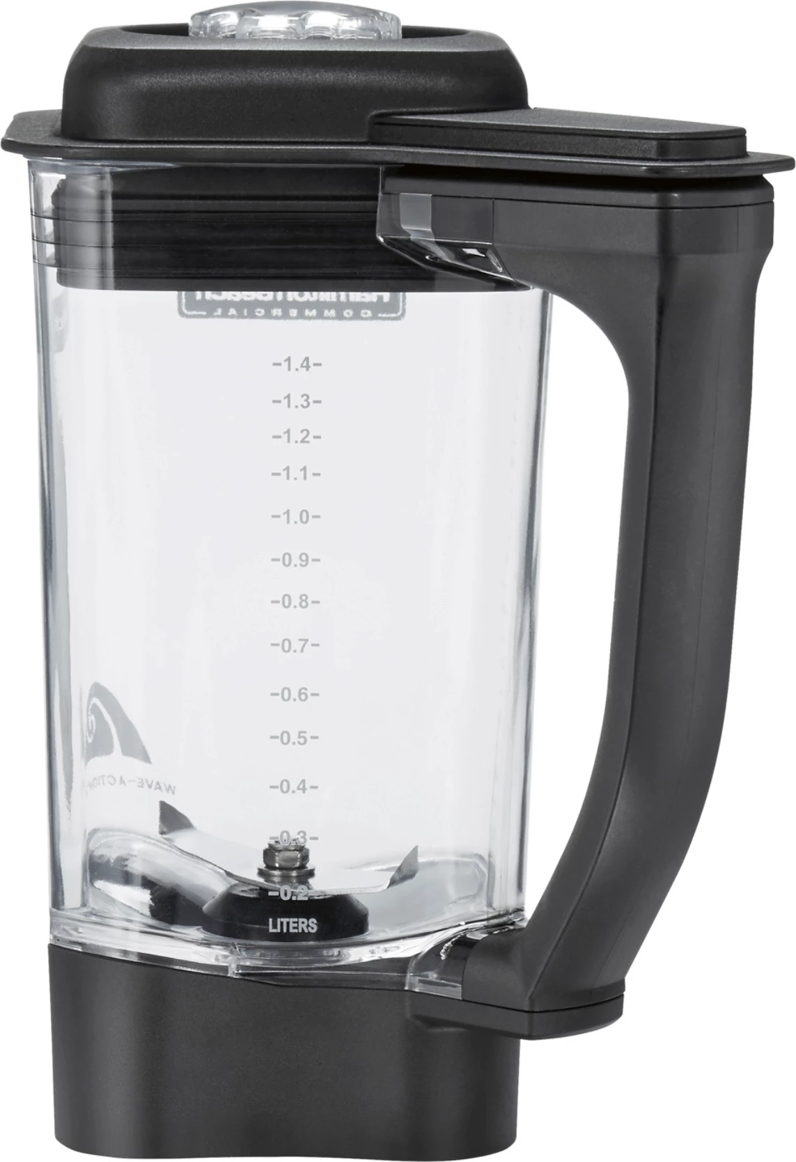 Enë blenderi Hamilton Beach Commercial për Rio, Tango, Expeditor (HBB255/HBH455/HBF510), 1.4 L Tritan BPA-free, me teh inox, transparente