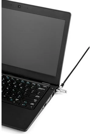 Kabllo sigurie Kensington N17 me çelës për Dell, e zezë