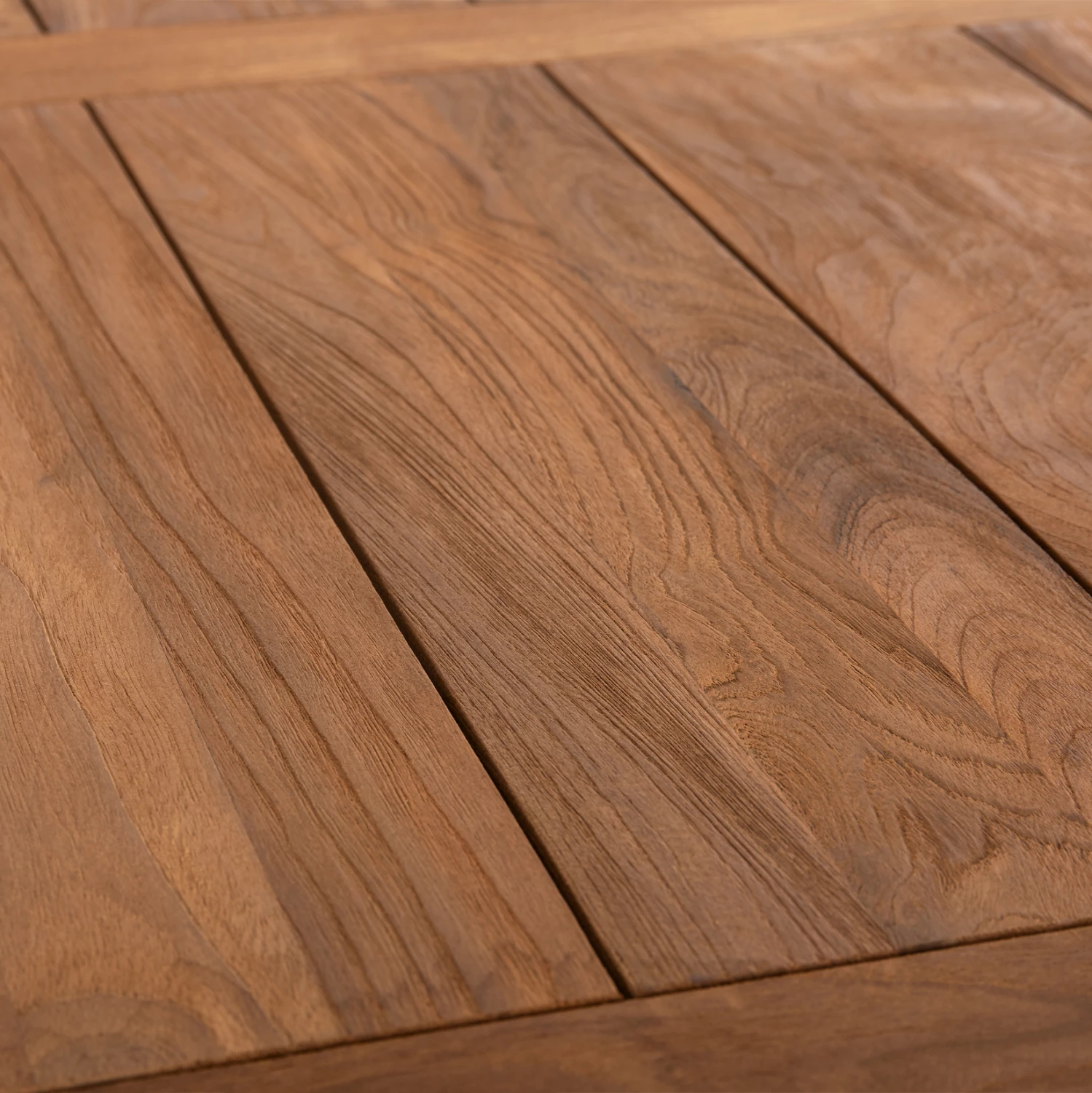 Tavolinë ngrënieje KRONOS, dru TEAK i ricikluar, ngjyrë natyrale, 200x90x75 cm