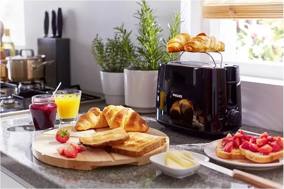 Tostier Philips HD2582/90, ngjyrë e zezë