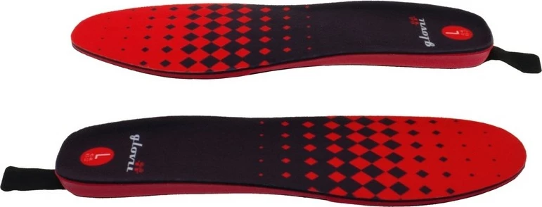 Shtroje këpucësh me ngrohje Glovii GW2M 35-40 (M), zi/kuqe, set me telekomandë + karikues + çantë