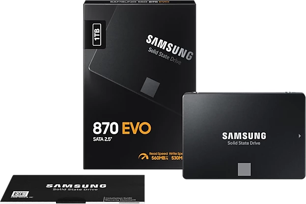 SSD disk Samsung 870 EVO MZ-77E1T0B/EU 1TB SATA3 2.5" i zi