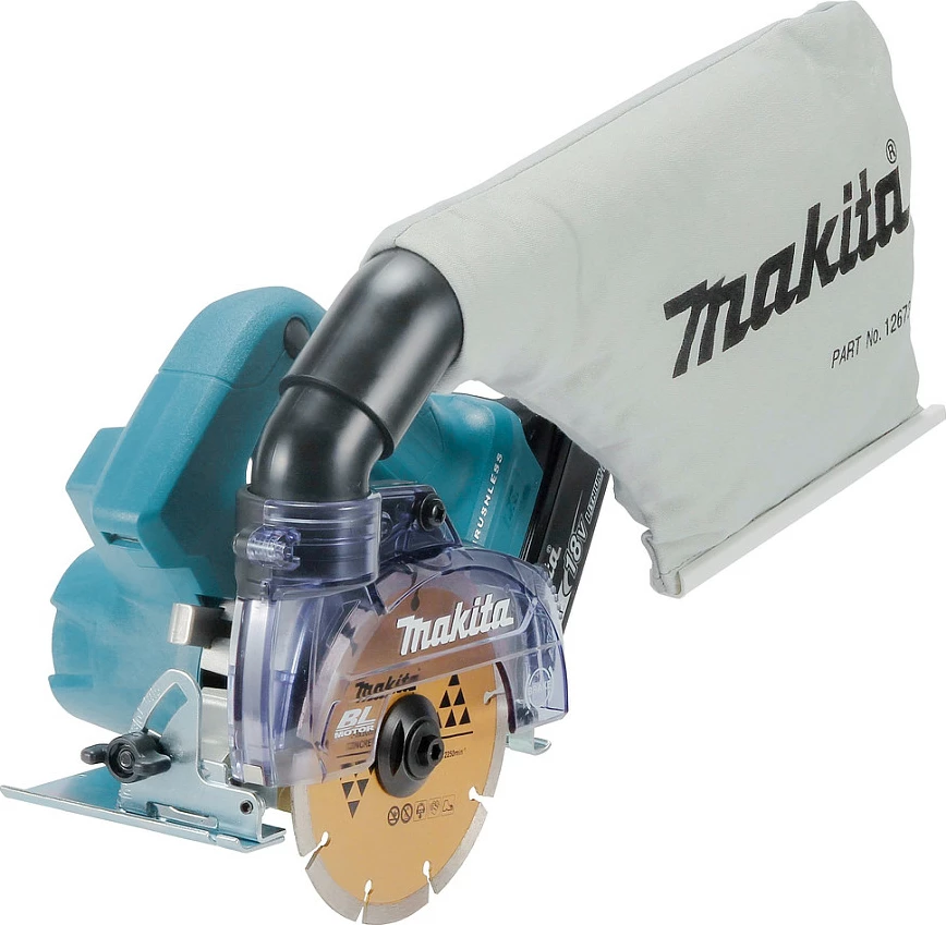 Sharrë prerëse me bateri Makita DCC500Z, 18V, disk 125 mm, brushless, e gjelbër