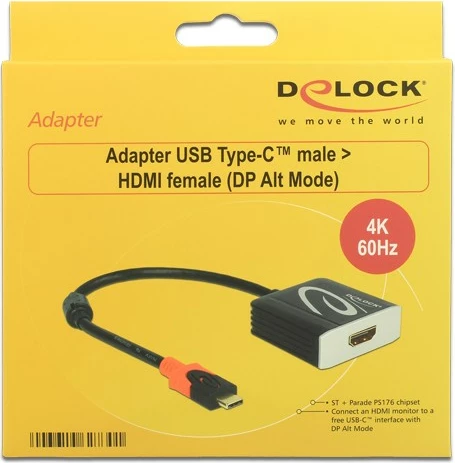Adapter DeLOCK 62730, 4096 x 2160 pixels, i zi