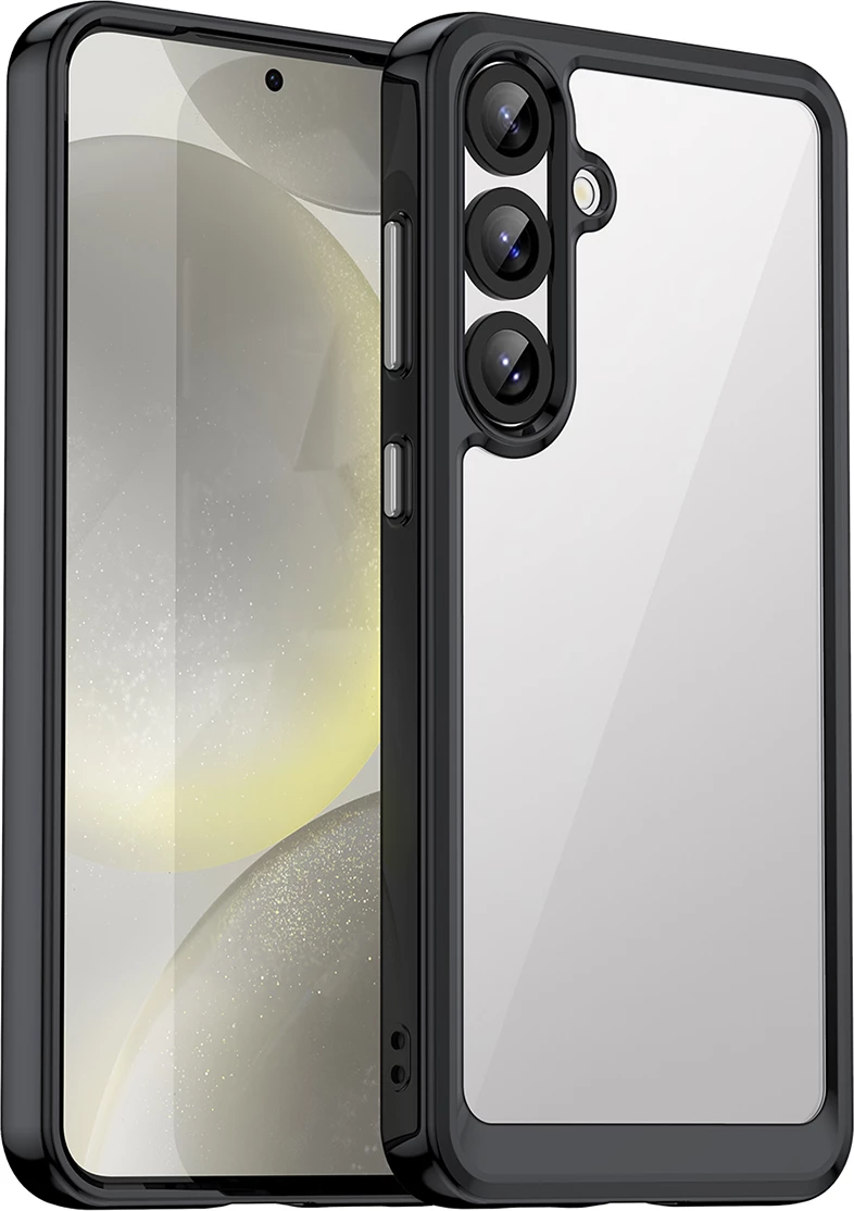 Mbështjellës Hurtel Outer Space Case për Samsung Galaxy S25+, i zi