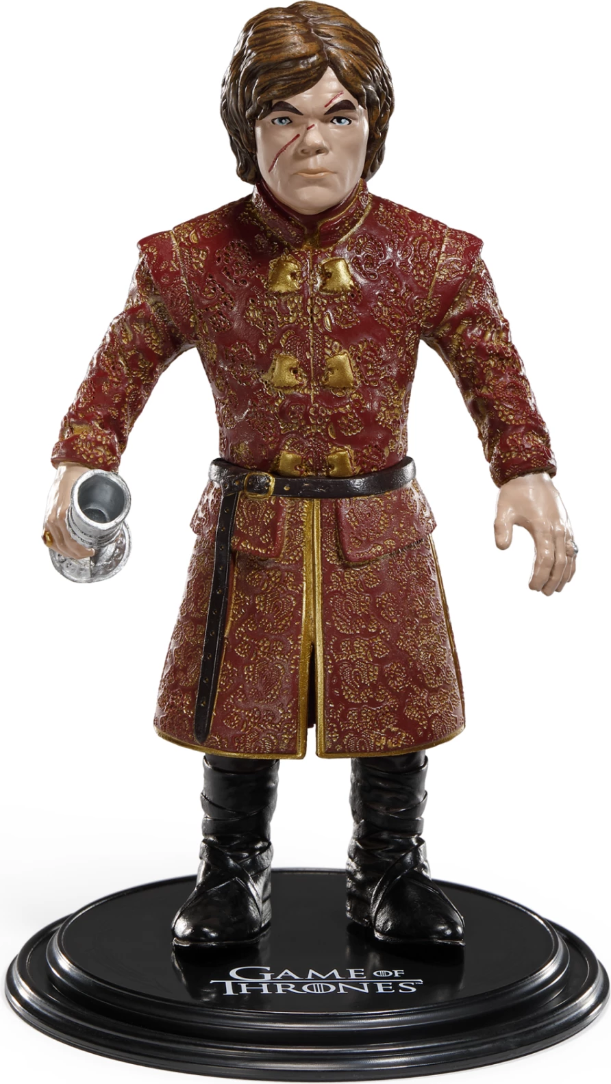 Figurinë fleksibile NOBLE COLLECTION Bendyfigs Game of Thrones Tyrion Lannister 14.6 cm me bazë dhe gotë
