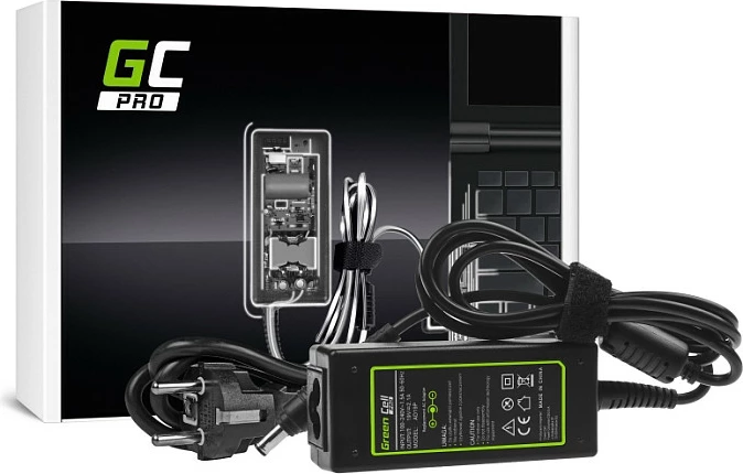Karikues laptopi Green Cell PRO, për Samsung N100/N150, 19V 2.1A 40W, i zi