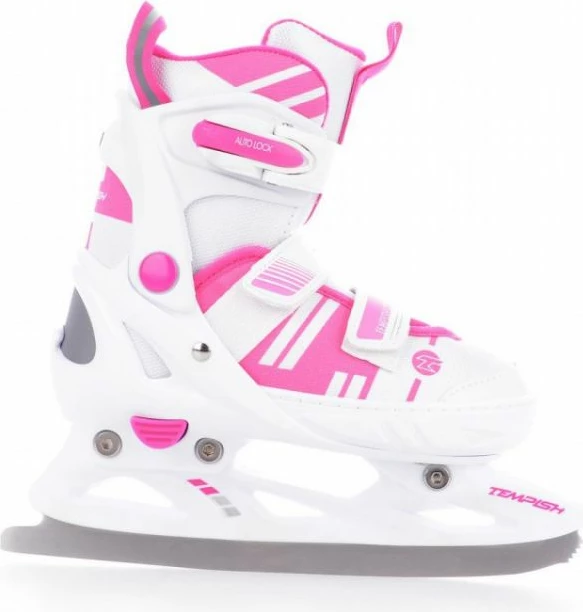 Rollera/Patina për vajza Tempish, të bardha dhe rozë