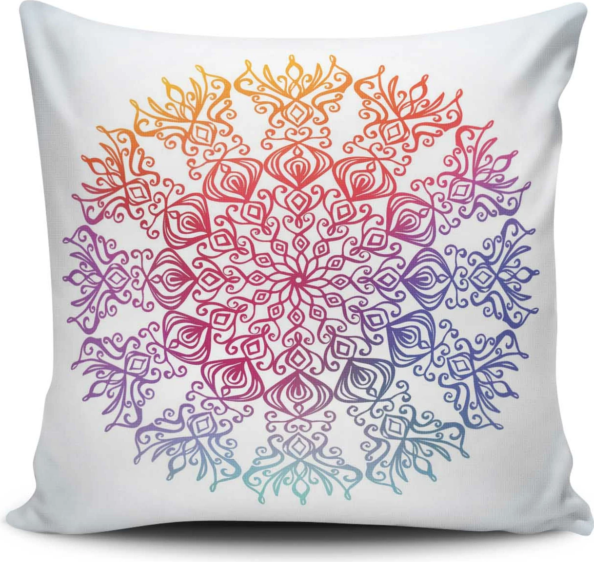 Jastëk dekorativ Aberto Design, MANDALA-31, shumëngjyrësh, 43x43cm