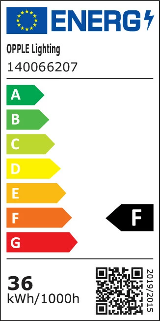 Ndriçues i futur LED Opple Clio, 36W, 3000lm, 4000K, dimmable, i bardhë