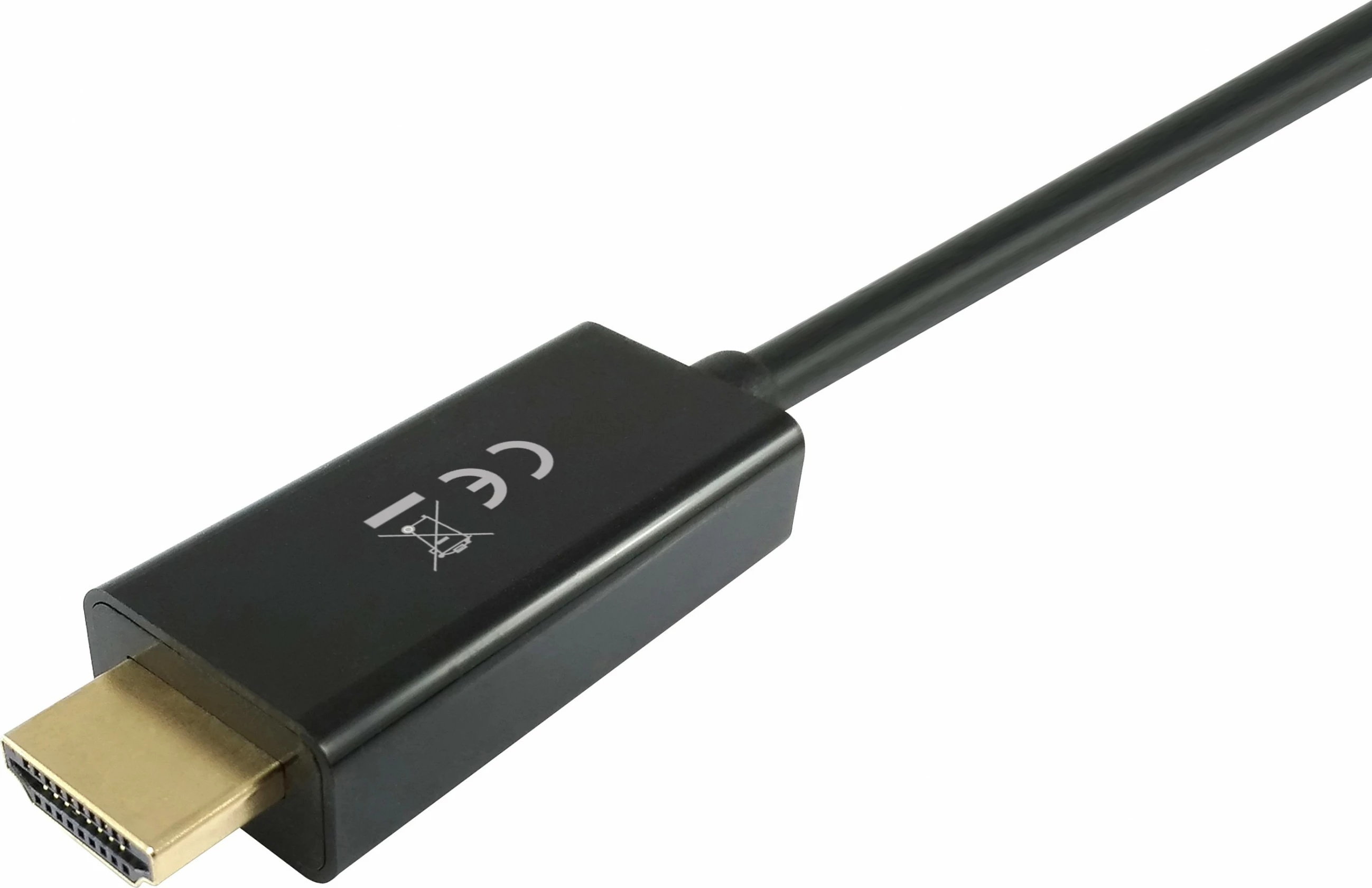 Kabllo adapter DisplayPort në HDMI, Equip, 3 m, e zezë