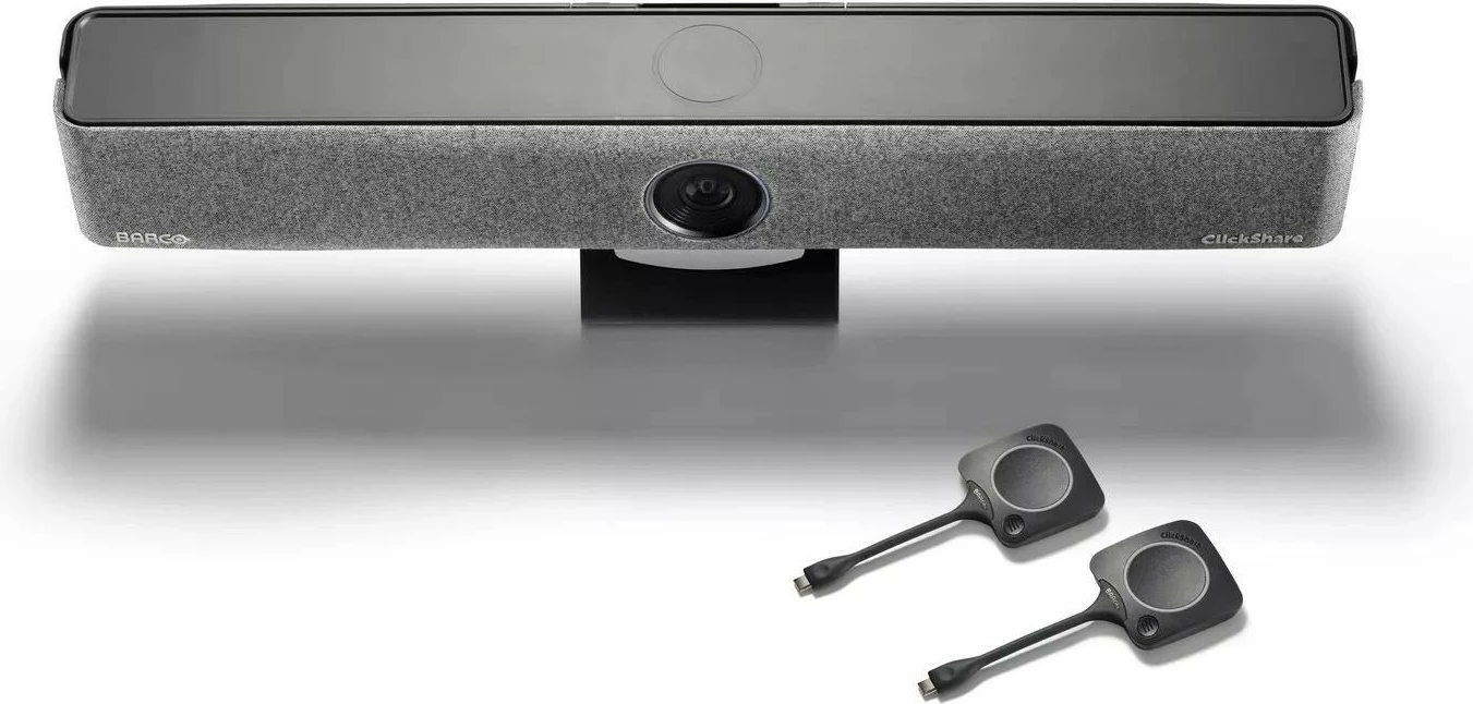 Sistem konferencash BARCO ClickShare Bar Pro me 2 butona, 4K, gri