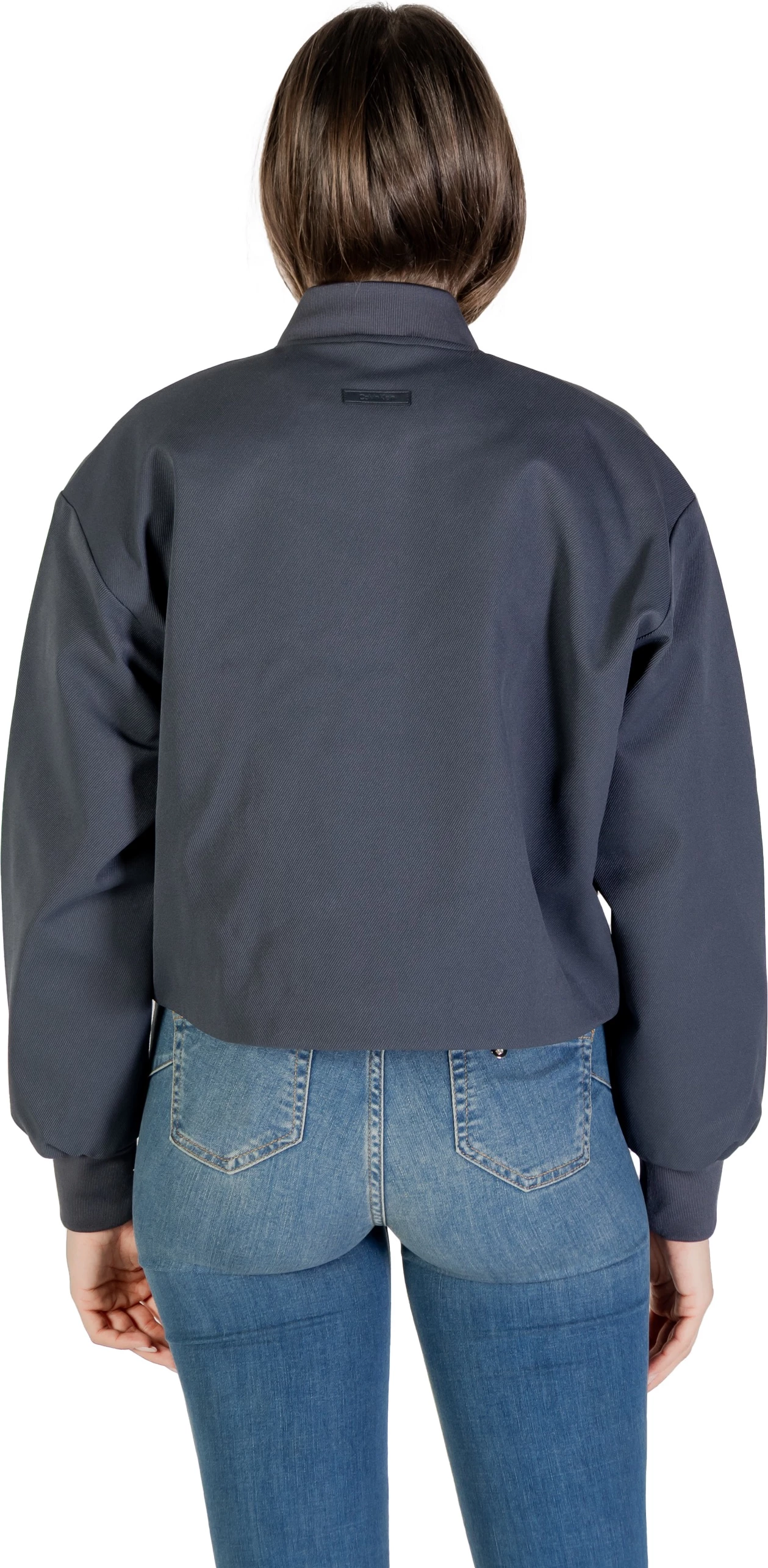 Jakne bomber e shkurtër për femra Calvin Klein Jeans J20J224970, antracit [Madhësia: S]