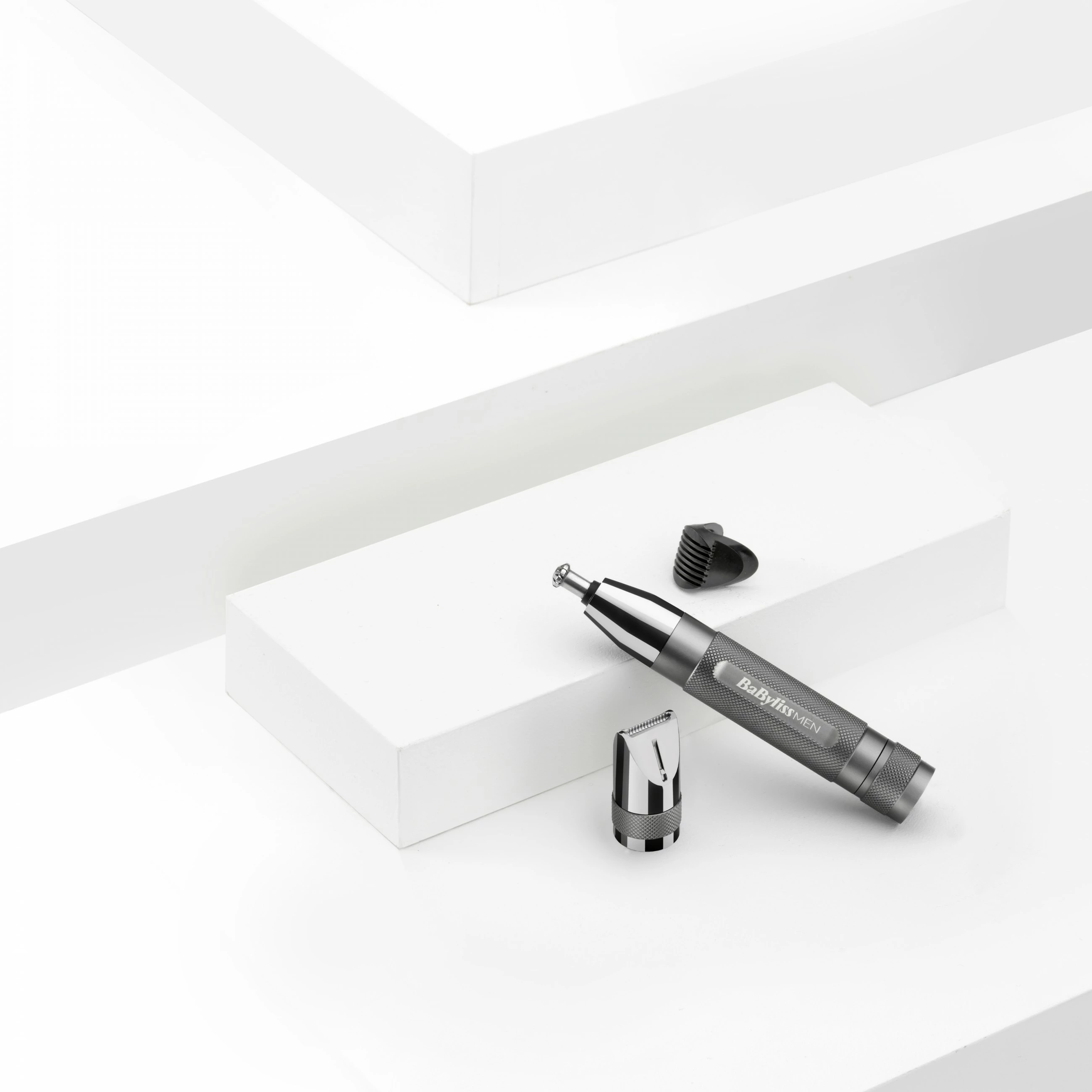 Makinë rroje BaByliss E116E, për veshë, vetulla, hundë, gri, argjend