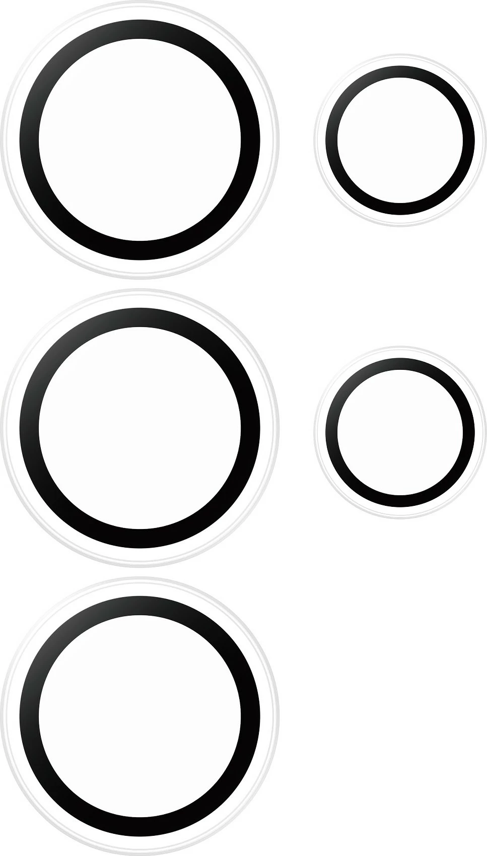 Mbrojtës lente PanzerGlass Hoops për Samsung Galaxy S25 Ultra, transparent