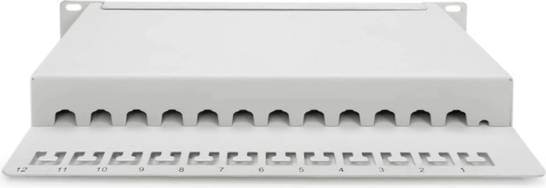 Patch panel Digitus Cat6a 12-port 10 inç gri