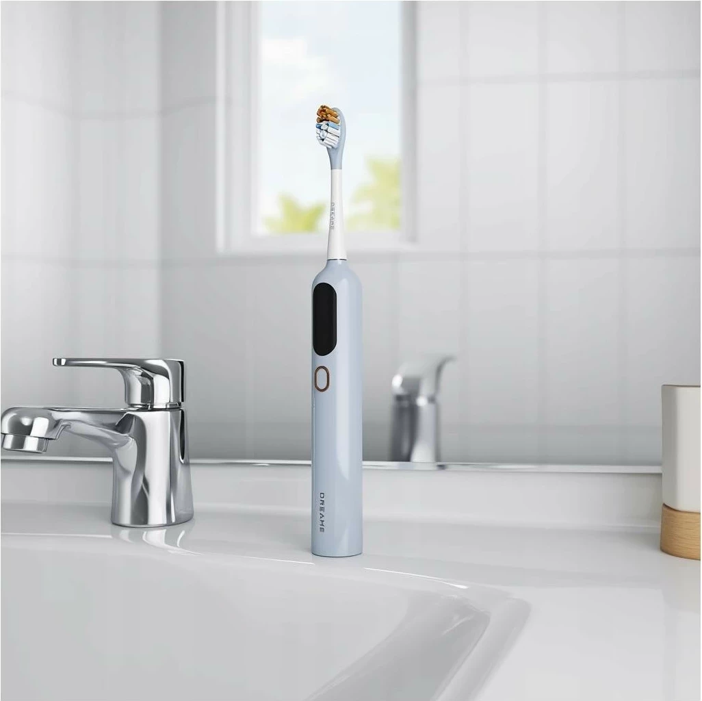 Furçë dhëmbësh sonike Dreame F02 Pro, 2000mAh, 4 mënyra pastrimi, 6 koka, blu