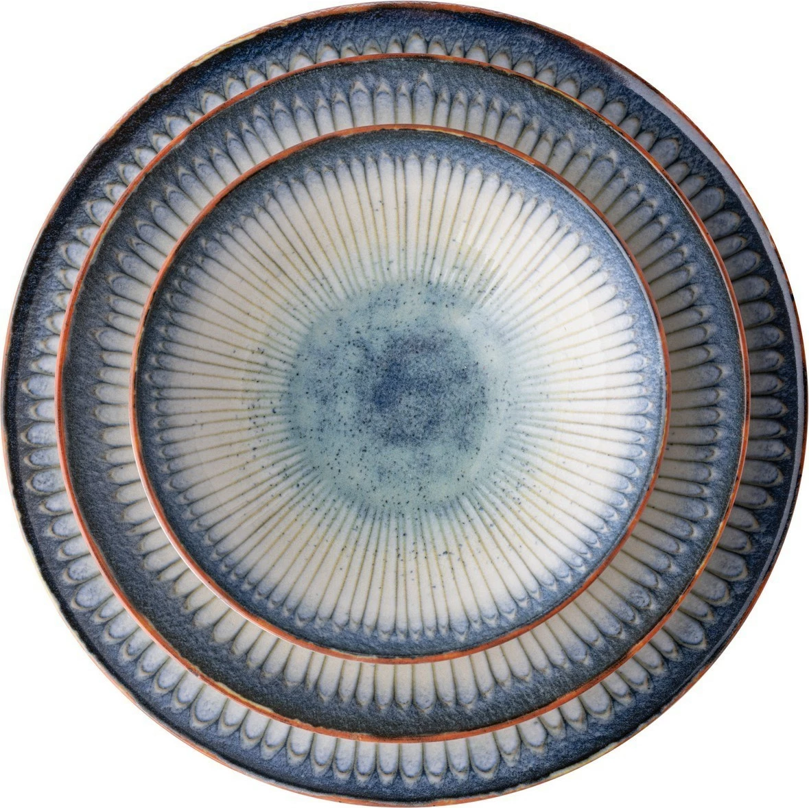 Set enësh për drekë, porcelan, shumëngjyrësh, 24 copë, Hermia, GBSATN24KY4R25015