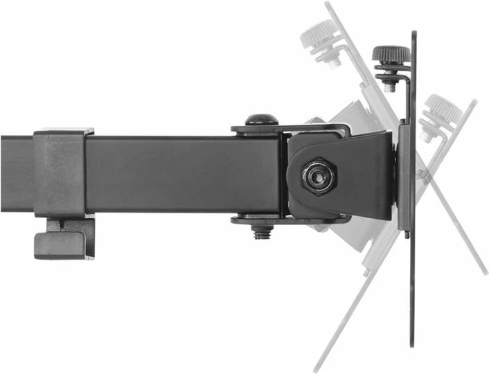 Mbajtës tavoline për dy monitorë Neomounts FPMA-D550DDBLACK, 10-32", i zi