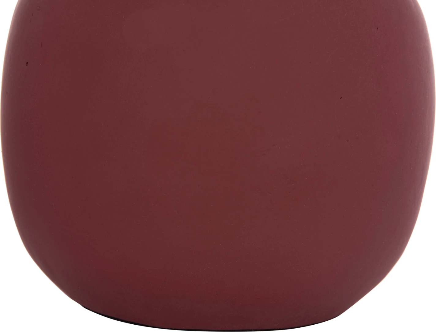 Vazo dekorative tavoline Lennox, terrakotë, e kuqe e errët, FH4675.06L, 22x20cm