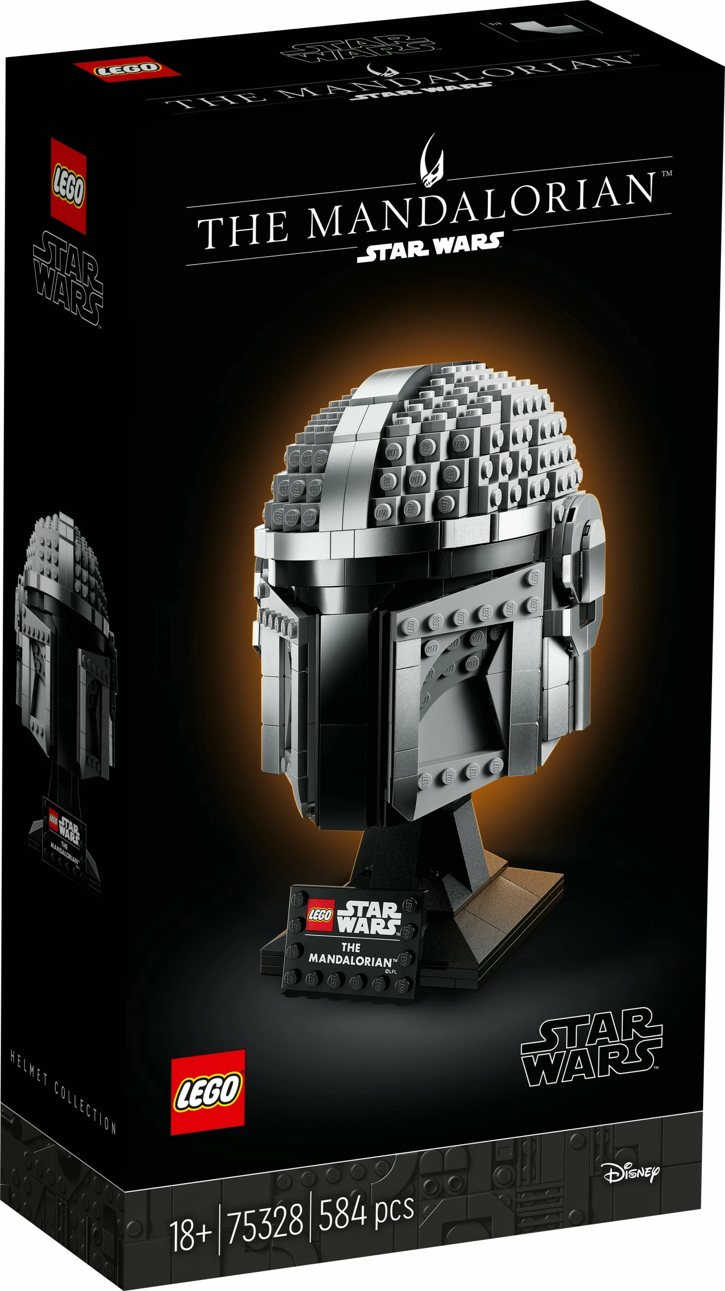 Set ndërtimi LEGO Star Wars The Mandalorian Helmet, 584 pjesë, shumëngjyrësh