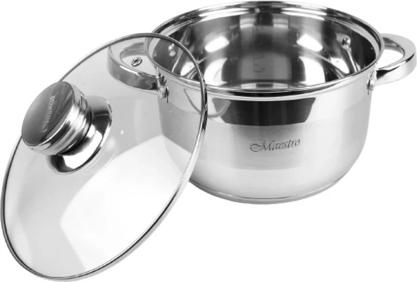 Set i tenxhereve Maestro MR-2220-6L, ngjyrë argjendi
